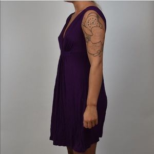 Soft and stretchy purple sun dress